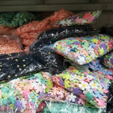 300pcs 22mm Korea DIY Candy Acrylic Flower Beads for Jewelry Making