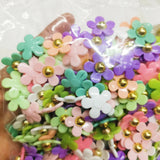 300pcs 22mm Korea DIY Candy Acrylic Flower Beads for Jewelry Making