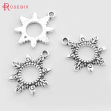 50PCS Small Sun Charms Pendants Antique Bronze Diy Jewelry Findings