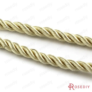 10M 5mm Satin Polyester Cords Rope Silk Thread DIY Jewelry Findings