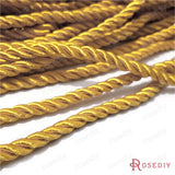 10M 5mm Satin Polyester Cords Rope Silk Thread DIY Jewelry Findings