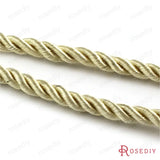 10M 5mm Satin Polyester Cords Rope Silk Thread DIY Jewelry Findings