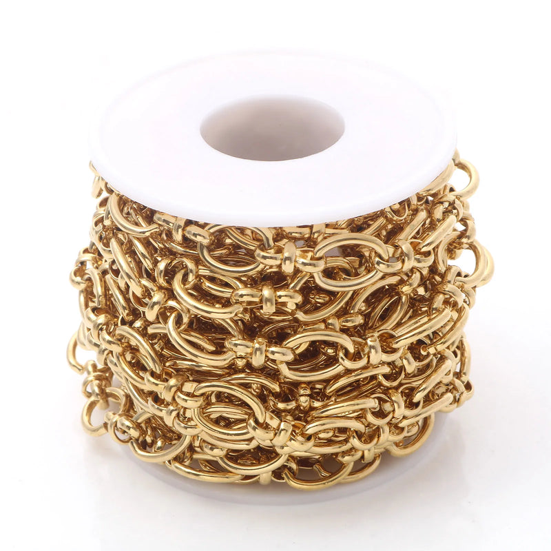304 Stainless Steel 1:1 Cable Chain 10mm 1 Meter