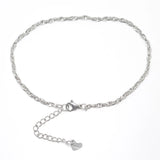304 Stainless Steel Anklet For Women Silver Beach Anklet