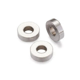 304 Stainless Steel Bead Spacers, Flat Round, 7x2mm
