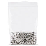 304 Stainless Steel Bead Spacers, Flat Round, 7x2mm