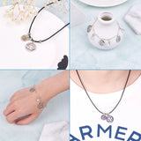 Stainless Steel Zodiac Sign Charms, 12x1mm, 18x16x1.5mm, 24pcs/box