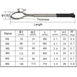 304 Stainless Steel Crucible Tong Graphite Melting Plier