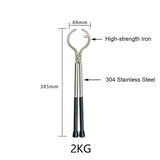 304 Stainless Steel Crucible Tong Graphite Melting Plier