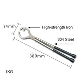 304 Stainless Steel Crucible Tong Graphite Melting Plier