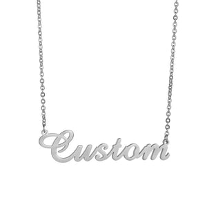 Custom Stainless Steel Name Collarbone Necklace/Bracelet/Anklet/Earring