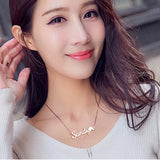 Custom Stainless Steel Name Collarbone Necklace/Bracelet/Anklet/Earring