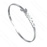 Custom Stainless Steel Name Collarbone Necklace/Bracelet/Anklet/Earring