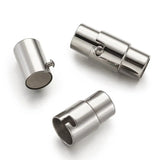 304 Stainless Steel Magnetic Screw Clasps Column Magnetic Closure DIY 10pcs
