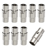 304 Stainless Steel Magnetic Screw Clasps Column Magnetic Closure DIY 10pcs