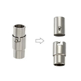 304 Stainless Steel Magnetic Screw Clasps Column Magnetic Closure DIY 10pcs