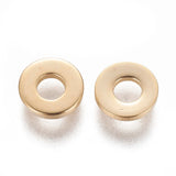 304 Stainless Steel Spacer Beads Loose Donut Shape Beads for DIY Jewelry