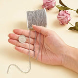 304 Stainless Steel Tail Chain Twist Jewelry Necklace Chain