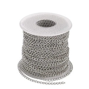 304 Stainless Steel Tail Chain Twist Jewelry Necklace Chain