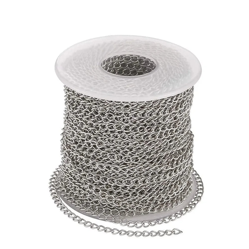 304 Stainless Steel Tail Chain Twist Jewelry Necklace Chain