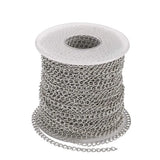 304 Stainless Steel Tail Chain Twist Jewelry Necklace Chain