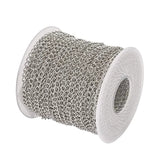 304 Stainless Steel Tail Chain Twist Jewelry Necklace Chain