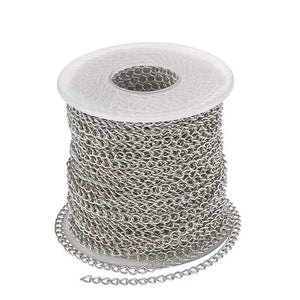 304 Stainless Steel Tail Chain Twist Jewelry Necklace Chain