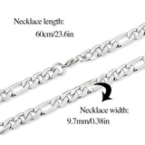 304L Stainless Steel Carve Chain Necklace Men Jewelry