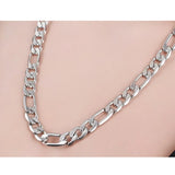 304L Stainless Steel Carve Chain Necklace Men Jewelry