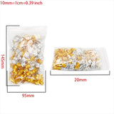305 Pcs Hair Jewelry Braids Shell Metal Pendant Set for Women Girls