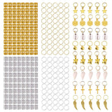 305 Pcs Hair Jewelry Braids Shell Metal Pendant Set for Women Girls