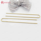 10PCS 130x13MM Brass Hair Rod Hair Sticks Hairpin DIY Accessories