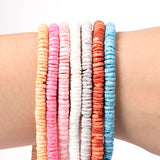 5mm Solid Natural Shell Beads for Jewelry Making