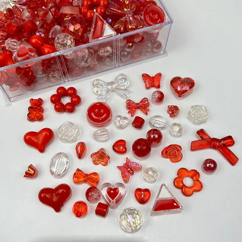 30G Radom Spring Acrylic Beads for Bracelet Jewelry DIY