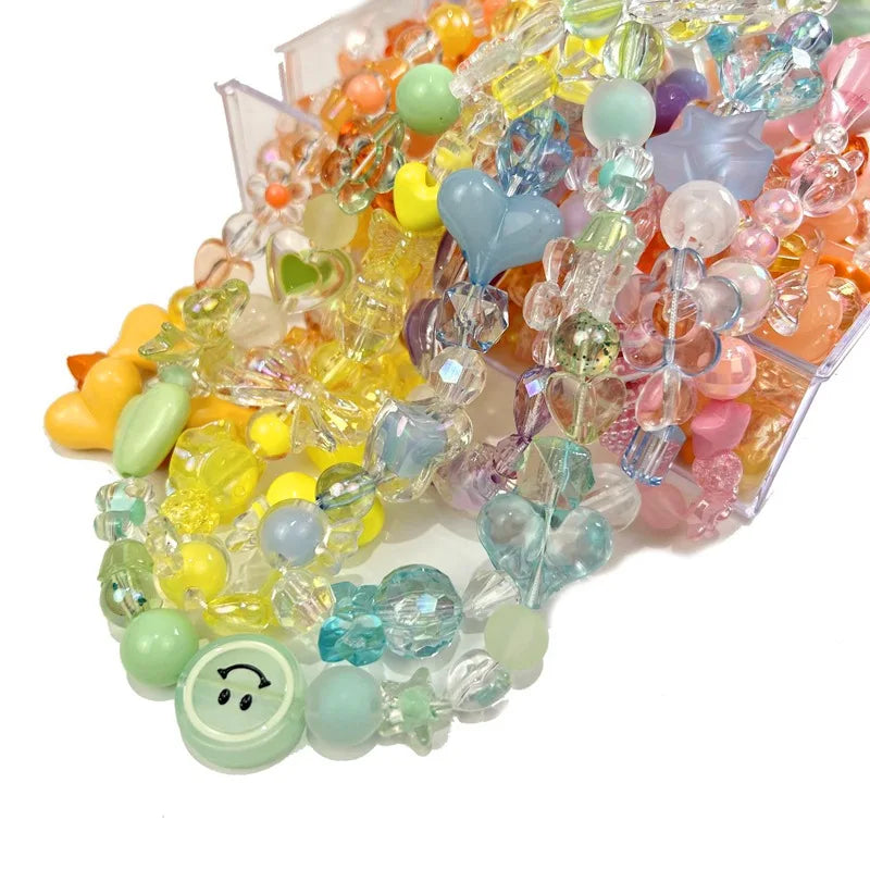 30G Radom Spring Acrylic Beads for Bracelet Jewelry DIY