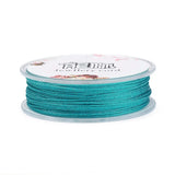 30M 1mm Metallic Macrame Rope Polyester Braided Cord for DIY Jewelry Making