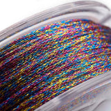 30M 1mm Metallic Macrame Rope Polyester Braided Cord for DIY Jewelry Making
