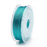 30M 1mm Metallic Macrame Rope Polyester Braided Cord for DIY Jewelry Making