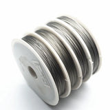 30M Silver Tone Beading Wire 0.3mm-0.6mm Stainless Steel Wire Tiger
