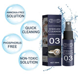 30ML Jewelry Cleaning Kit with Spray, Brush, and Glove - ROYAL