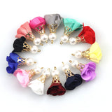 26pcs Pearl Filigree Tassel Keychain Earring Tassel DIY Jewelry Accessories
