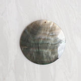 30Pcs Natural Shell Round Jewelry Charms Pendants Findings