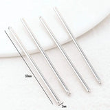 30MM 35MM 50MM 14K Brass Stick Charms Pendants Jewelry Making Supplies