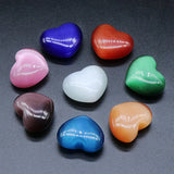 30MM Heart Opal Stone Handle Charms