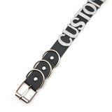 30MM Rhinestone Letter Daddy Slave Collar Choker Necklace Goth BDSM Role Age