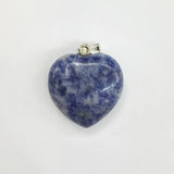 30MM Heart Natural Stone Pendants Necklace Jewelry Making 10pcs/lot