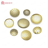 30PCS Antique Bronze Brass Round Disk for Trays Bezels Diy Jewelry Findings