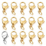 30PCS 316L Stainless Steel Lobster Clasps Jewelry Making Accessories