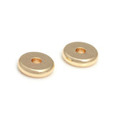 30PCS 3-10MM 18K Brass Flat Wheel Spacer Beads DIY Jewelry Making