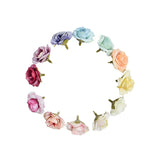 30PCS Artificial Rose Head Wedding Decoration Silk Flower